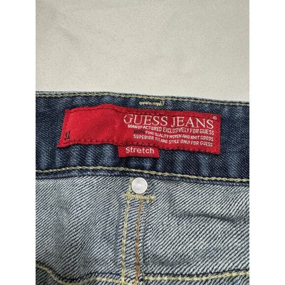 Guess Jeans Y2K Stretch Cutoff Bermuda Shorts Women’s 26 / 4 Distressed Denim - Picture 3 of 9